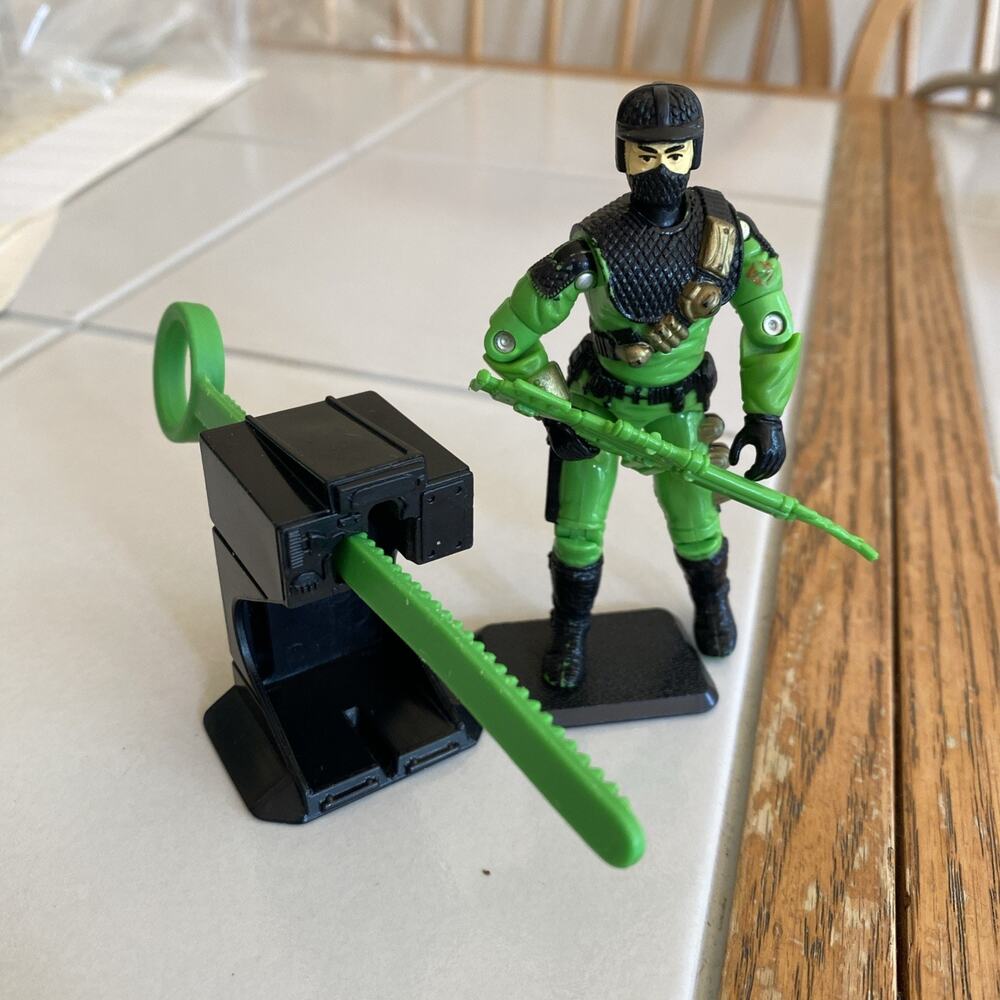 GI Joe ARAH Firefly V3 Cobra Saboteur 1993 Near Complete Missing Spin Top